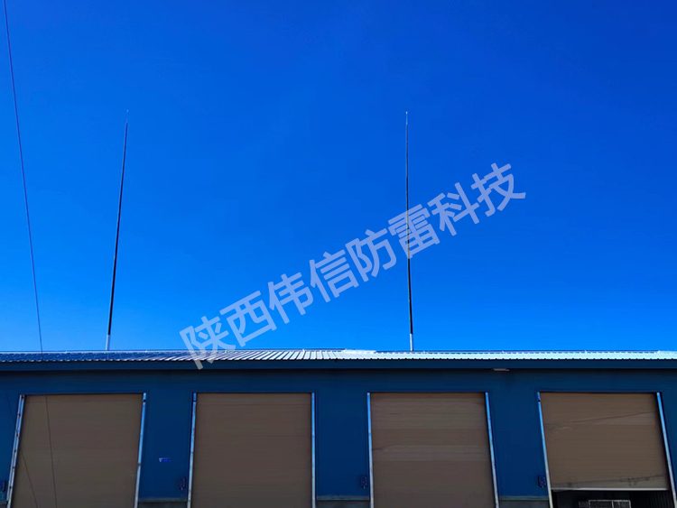 24米獨(dú)立雷達(dá)站玻璃鋼避雷針，抗干擾防側(cè)閃絕緣玻璃鋼避雷針產(chǎn)品展示五